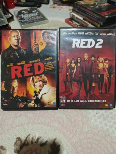 Red DVD Film Seti