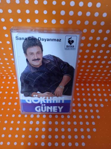 GÖKHAN GÜNEY*  Sana Can Dayanmaz   / Bayar müzik   üretim    1988 KAĞIT BASKI   / kaset sıfır kondisyondadır