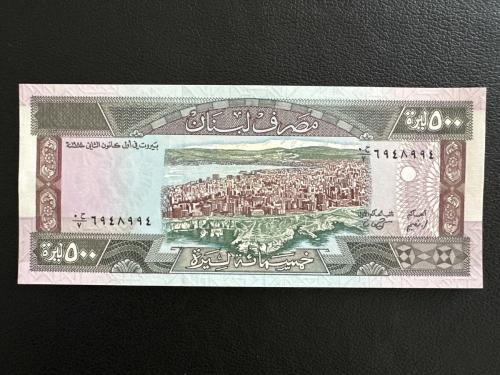 Lübnan 500 Livre 1988. Çil