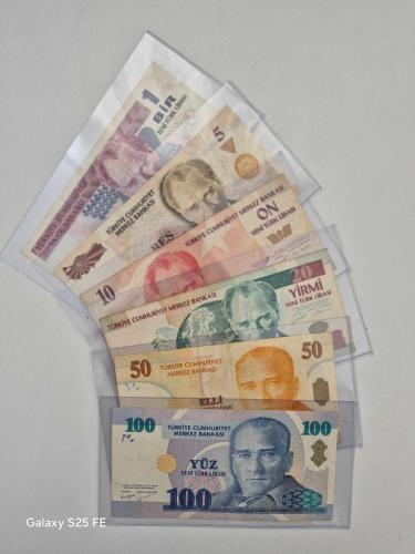 1 YTL İle 100 YTL  Arası 8 Emisyon  6,lı Full Set