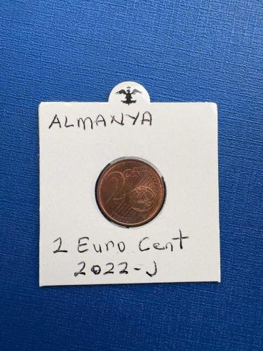 ALMANYA 2 EURO CENT 2022-J (KAPAMALI)