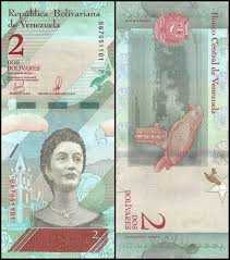 VENEZUELA 2 BOLİVAR ÇİL