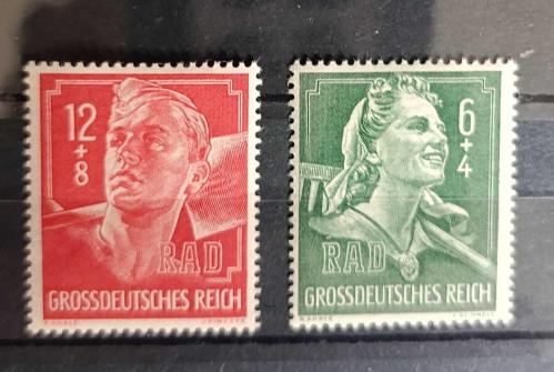 Almanya Reich 1944.mnh tam seri