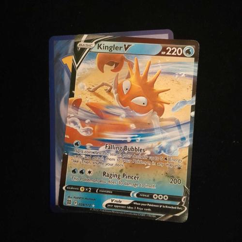 Pokemon Kingler V Kart