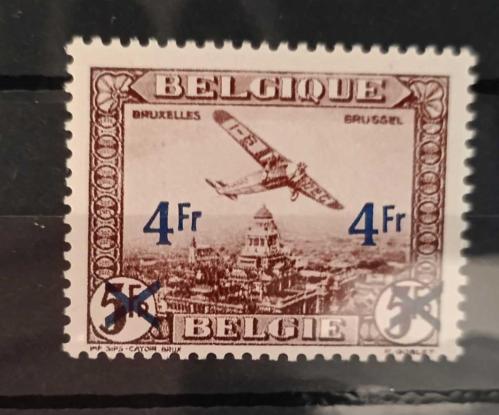 LOT.10 » Belçika 1935 Sürşarjlı Uçak pulu _ damgasız katalog 520.tl