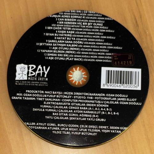 Kenan Doğulu “Sımsıkı Sıkı Sıkı” (Özel Teneke Kutu Baskı) 1994 CD