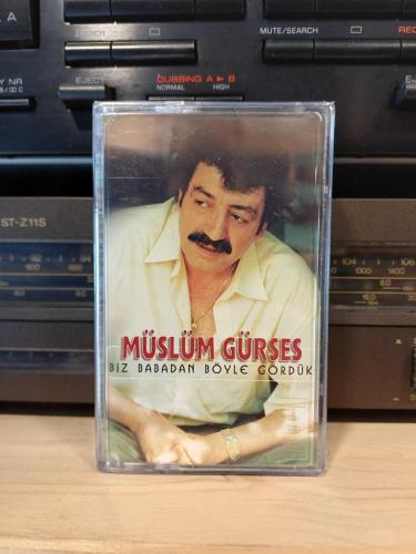 MÜSLÜM GÜRSES BİZ BABADAN BÖYLE GÖRDÜK SIFIR JELATİNDE KASET