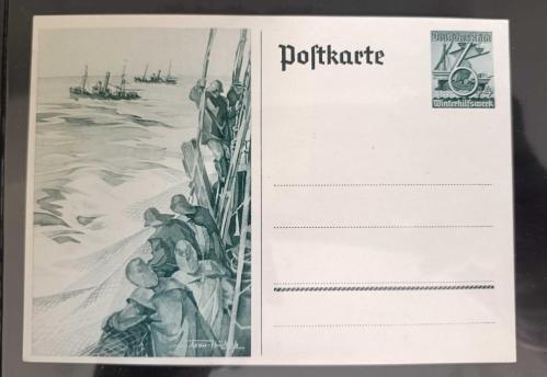 LOT.2 » Almanya Reich 1937 _ Kış Yardımı Posta Kartı _ damgasız