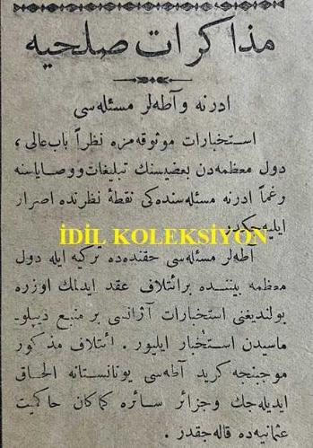 Osmanlıca Alemdar Gazetesi, Orijinal Dönem Basım, (Ottoman Newspaper) - 9 Ocak 1913 - Sayı: 258 - Hicri: 30 Muharrem 1331 - Rumi: 27 Kanun-i Evvel 1328 - Kabinemizin Hal-i Hazırı Hakkında Mütalaat - Kabinemiz Bir Tenkidata Düçar Oluyor, Lakin Metin Bir Usule İstinat Edemeyen Tenkidatın Zerre Ehemmiyeti Yoktur. Biz Görülen Kusurları Kabinemizden Ziyade Heyet-i Umumiyemize Raci Addediyoruz. Esasen Her Tezahürün Tohumunu Sine-i Millette Aramalıdır - Hükümet-i Osmaniye'nin Son Sözü -  İrade-i Seniyyeli Memurin Nizamnamesi - Romanya Ziraat Nazırı İstanbul'da - Reji Meselesi - Müzakerat-ı Sulhiye: Edirne ve Adalar Meselesi - Düvel-i Muazzama'nın Müdahelesi - Tafsilat-ı Harp: Yanya Pişgahında Yeni Hücumlar - Rejinin Temdidi Meselesi Bir Kabine Meselesi Olacak