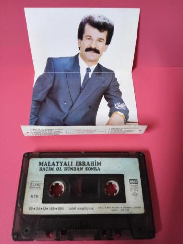 MALATYALI İBRAHİM *  BACIM OL BUNDAN SONRA /   İleri kasetcilik 1990 kağıt baskı / kartonet yeni kaset yüzeyi biraz yıpranık ilğili fotorafa bakınız