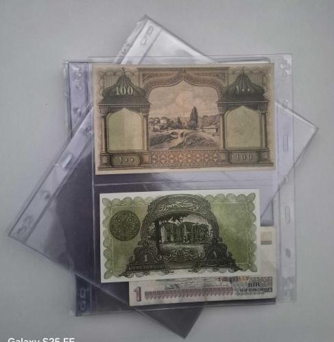 Vega  2 gözlü  10 yaprak  Bankonot Klasör föyü paket,de 10 adet