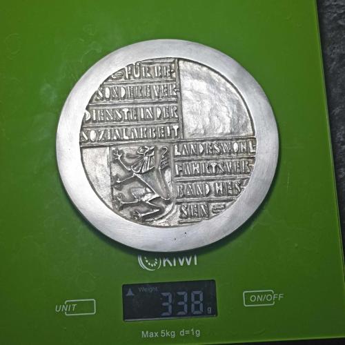 338 Gram Hatıra Gümüş Madalyon