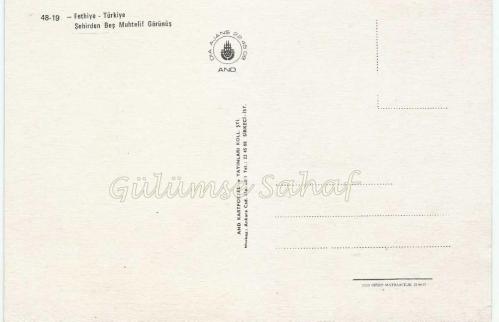 Fethiye - Şehirden Beş Muhtelif Görünüş / And Kartpostal