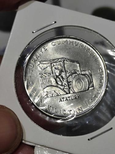 1970 Yılı Saban Kılıçtan Üstündür 2.5 Lira Çil