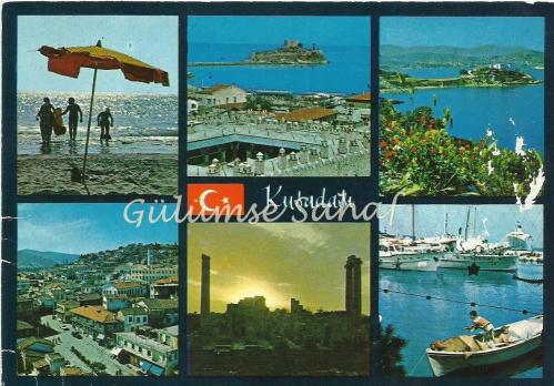 LOT.6 » Kuşadası - Şehirden 6 Muhtelif Görünüş / Ticaret Kartpostalları
