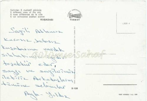 Kuşadası - Şehirden 6 Muhtelif Görünüş / Ticaret Kartpostalları