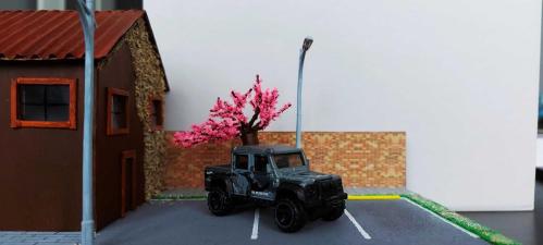 Hot Wheels '15 Land Rover Defender Double Cab ( Gri )