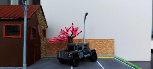 Hot Wheels '15 Land Rover Defender Double Cab ( Gri )