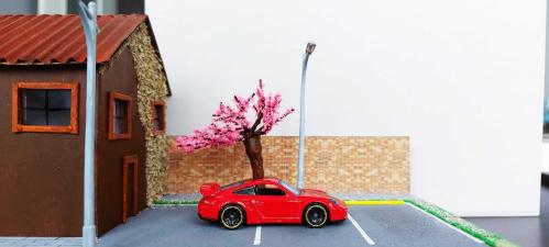 Hot Wheels Porsche 911 GT2 ( Kırmızı )