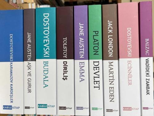 KABİLE KİTAP KLASİKLER SERİSİ 1-9 KİTAP SET (VADİDEKİ ZAMBAK, ECİNİLER, MARTIN EDEN, DEVLET, EMMA, DİRİLİŞ, BUDALA, AŞK VE GURUR, KARAMAZOV KARDEŞLER)