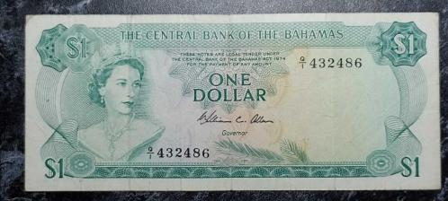 Bahamalar 1 Dolar 1974
