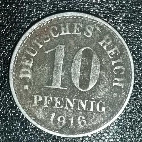 ALMANYA  1916   10 PFENNIG