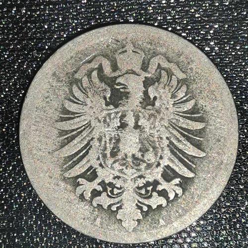 ALMANYA  1876 A   10 PFENNIG