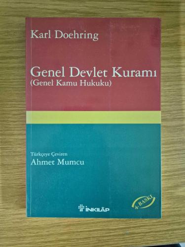 GENEL DEVLET KURAMI - GENEL KAMU HUKUKU