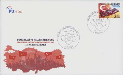 2018 DEMOKRASİ VE MİLLİ BİRLİK GÜNÜ FDC