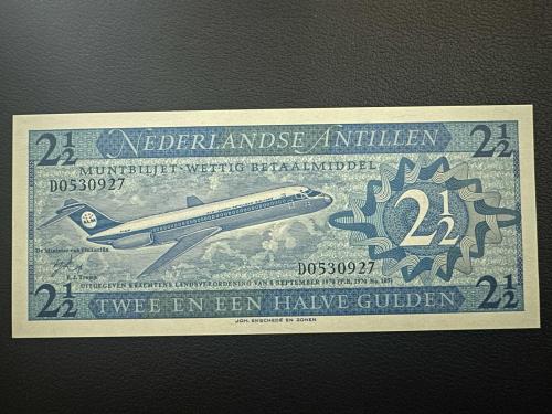Hollanda Antilleri 2½ Gulden 1970. Çil