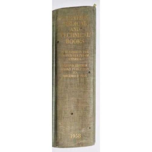 Scientific, medical, and technical books - 1958 / Kitap