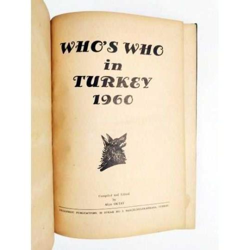 Who's who in Turkey 1960 / Medeni Berk'e ithaflı, imzalı - Kitap
