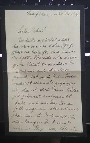 Avusturya  1927 Taziye  ZARFI Saalfelden'den Steyr'a  gitmiş içinde mektubu var ,Çok Nadir..