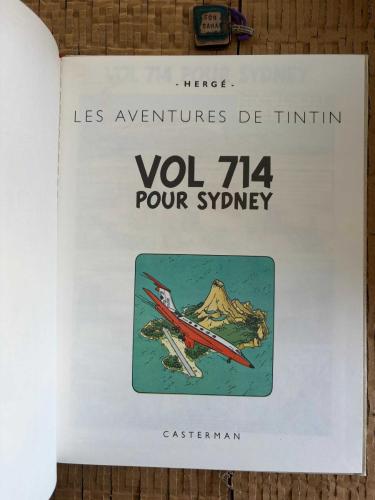 Les Aventures TINTIN: Vol 714 Pour Sydney / Ciltli - Hardcover