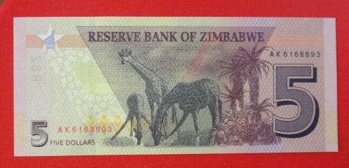 ZİMBABWE=2020  10 Dollars   P-103   ÇİL'