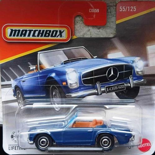 Matchbox 1963 Mercedes-Benz 230 SL - Mavi - JHP10