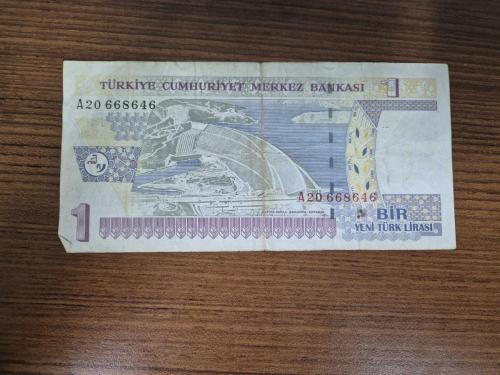 E8 Emisyon Grubu, I. Tertip, 1 “Bir Yeni Türk Lirası”