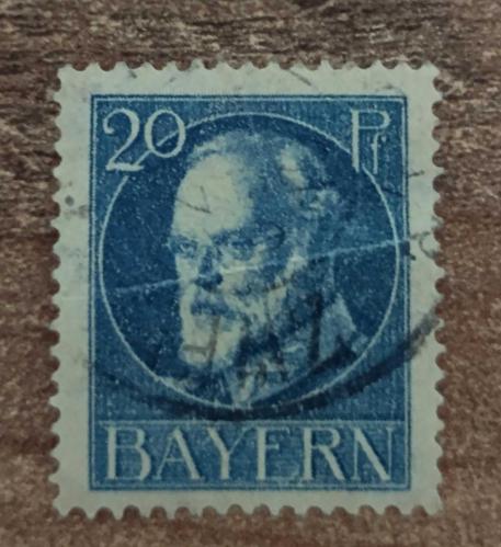 Almanya Bayern 1914 - damgalı