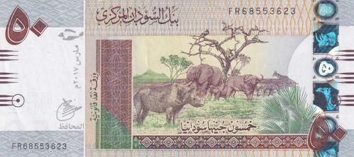 Koleksiyon Ürünü Sudan 50 Pound 2017 çil