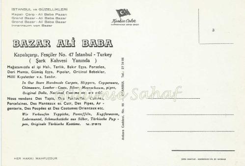 İstanbul - Kapalı Çarşı, Ali Baba Pazarı / Keskin Color
