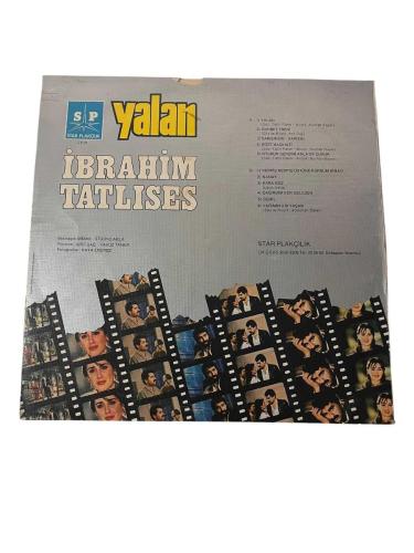 İbrahim Tatlıses – Yalan /// Dönem Baskı LP Plak *** Sadece Kapaktır ***