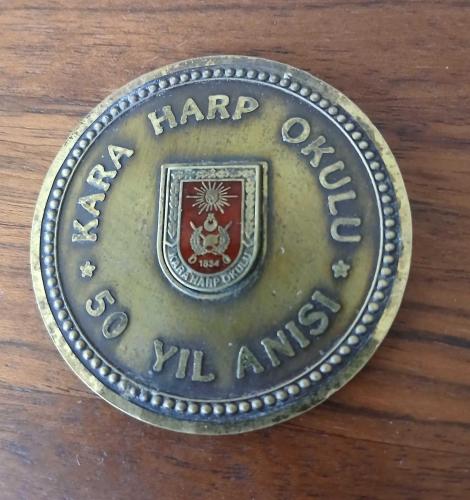 Kara Harp Okulu 50. Yıl Madalyon