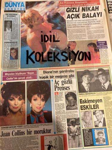 SABAH YILDIZI AKTÜELİTE VE MAGAZİN GAZETESİ - DOĞUM GÜNÜ HEDİYESİ (TURKİSH - NEWSPAPER) - 11 HAZİRAN 1987 - TAM TAKIM 8 SAYFADIR -Cengiz Coşkuner Tam Sayfa Poster-Kadir İnanır-Merih Fırat-Türkan Şoray-Cihan Ünal-Fatoş Sezer-Hülya Avşar-Ferdi Özbeğen-Perihan Savaş-Yılmaz Zafer-Joan Collins-Şakir Öner-Yonca Yücel-Neşe Aksoy-Küçük Emrah-Gönül Yazar-Ercan-Stephanie-Diana-Iris Staube-Erdal-Talay Erker-Kadir İnanır’ın foyası ortaya çıktı-İşte Kadir’in vazgeçemediği çıplak-Antalya macerasının içyüzü 3 üncü sayfamızda-Türkan Şoray koynunda yılan besliyor-Hülya Avşar pusuda-Ferdi Özbeğen’i ağlatan nikah-Damadıyla sevişen ünlü işveren-Eski milli futbolcu B Mehmet’i çıldırtan göğüsler-5 milyonluk poz-Bir Türk’e gönül verdim Ama futbolcu olmasaydı-Türkan Sultan rakibesiyle aynı filmde-Sosyetik kleptoman yemi nasıl yuttu-Gizli nikah açık balayı-Diana’nın gardrobu küçük bir mağaza gibi-Aç gözlü prenses-Eskimeyen eskiler-Joan Collins bir moruktur-Şakir Öner’i zayıflatan kaçamak-Arap yolu beklerim-Neş
