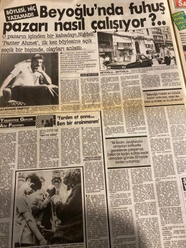 SABAH YILDIZI AKTÜELİTE VE MAGAZİN GAZETESİ - DOĞUM GÜNÜ HEDİYESİ (TURKİSH - NEWSPAPER) - 11 HAZİRAN 1987 - TAM TAKIM 8 SAYFADIR -Cengiz Coşkuner Tam Sayfa Poster-Kadir İnanır-Merih Fırat-Türkan Şoray-Cihan Ünal-Fatoş Sezer-Hülya Avşar-Ferdi Özbeğen-Perihan Savaş-Yılmaz Zafer-Joan Collins-Şakir Öner-Yonca Yücel-Neşe Aksoy-Küçük Emrah-Gönül Yazar-Ercan-Stephanie-Diana-Iris Staube-Erdal-Talay Erker-Kadir İnanır’ın foyası ortaya çıktı-İşte Kadir’in vazgeçemediği çıplak-Antalya macerasının içyüzü 3 üncü sayfamızda-Türkan Şoray koynunda yılan besliyor-Hülya Avşar pusuda-Ferdi Özbeğen’i ağlatan nikah-Damadıyla sevişen ünlü işveren-Eski milli futbolcu B Mehmet’i çıldırtan göğüsler-5 milyonluk poz-Bir Türk’e gönül verdim Ama futbolcu olmasaydı-Türkan Sultan rakibesiyle aynı filmde-Sosyetik kleptoman yemi nasıl yuttu-Gizli nikah açık balayı-Diana’nın gardrobu küçük bir mağaza gibi-Aç gözlü prenses-Eskimeyen eskiler-Joan Collins bir moruktur-Şakir Öner’i zayıflatan kaçamak-Arap yolu beklerim-Neş