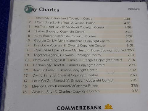 RAY CHARLES COMMERZBANK  MÜZİK  CD ALBÜM  ( SIFIR )