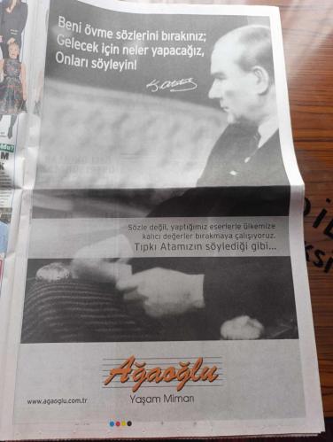Posta Gazetesi - Turkish Newspaper - 10 Kasım 2017 - Atam biz seni unutmak için sevmedik - Atatürk'ü ölümünün 79. Yılında özlemle anıyoruz - Türk milletine nasip olmuş en büyük dahi yazan Candaş Tolga Işık - Beylikdüzü belediye başkanı Ekrem İmamoğlu Atatürk ve cumhuriyet genci olmaktan onur duyuyorum röportaj -  DEAŞ'a 10 Kasım operasyonu - Recep Tayyip Erdoğan cam filmi yasağı yanlış - Türkiye İş Bankası Atatürk anması tam sayfa - KİPA Migros Atatürk'ü saygıyla anıyoruz - Işık Üniversitesi Atatürk'ü anıyor - Cem Yılmaz oğlum Aleyna Tilki'nin telefonunu istiyor - Recep Tayyip Erdoğan FETÖ'cüleri kastederek neredesiniz dedi - annesi Ali İsmail Korkmaz için koşacak - Ekrem İmamoğlu Trabzon lisesi'ne Atatürk anıtı hediye edeceğiz - televizyon kanalları Atatürk için bugün özel program hazırladı - İlber Ortaylı - Koç holding Atatürk anması tam sayfa - yol ayrımı filmi başrolde Şener Şen tam sayfa ilan - tarihi Karaköy balıkçısı Atatürk anması - Galatasaray'da Lavezzi bombası -10 Kasım 1938
