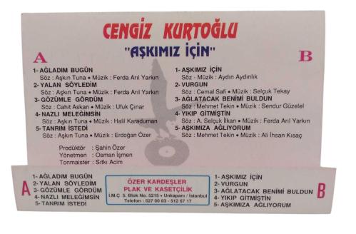Cengiz Kurtoğlu - Aşkımız İçin