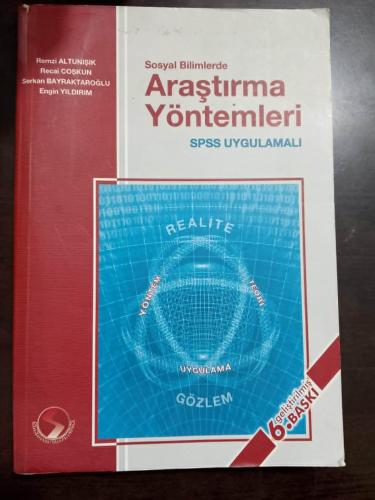 SOSYAL BİLİMLERDE ARAŞTIRMA YÖNTEMLERİ - SPSS UYGULAMALI (8. BASKI)