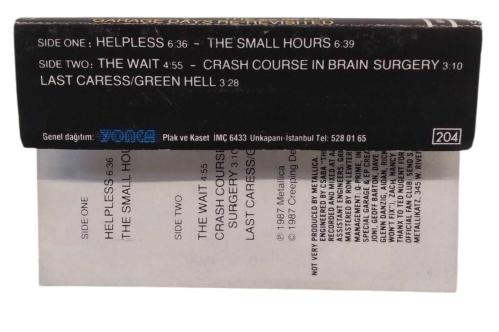 Metallica‎–The $5.98 E.P.– Garage Days Re-Revisited (Türkiye)