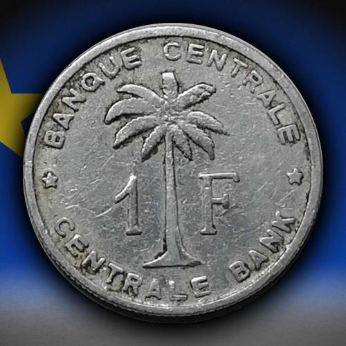 Belçika Kongosu 1960 Yılı 1 Frank ÇT